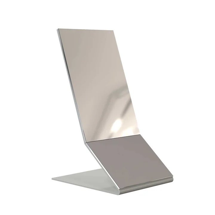 Frost - Miroir de table Unu en blanc