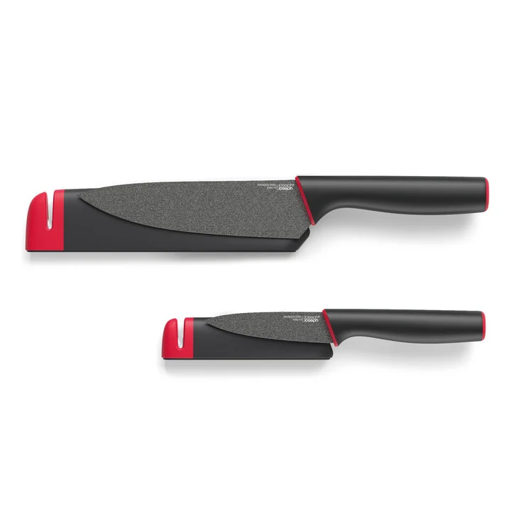2 pièces Lot de couteau Slice&Sharpen par Joseph Joseph