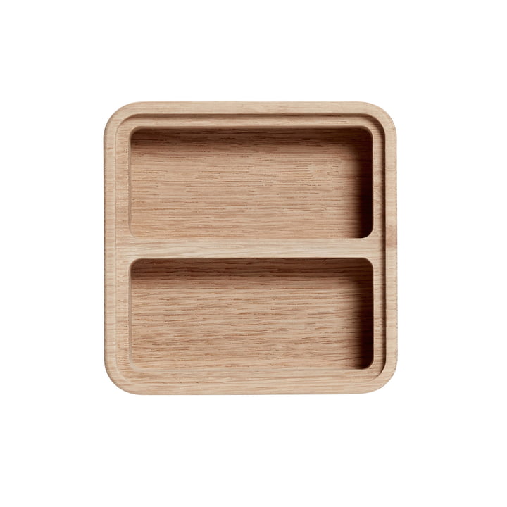 Boîte Create Me 12 x 12 cm 2 rayons d’Andersen Furniture en bois de chêne