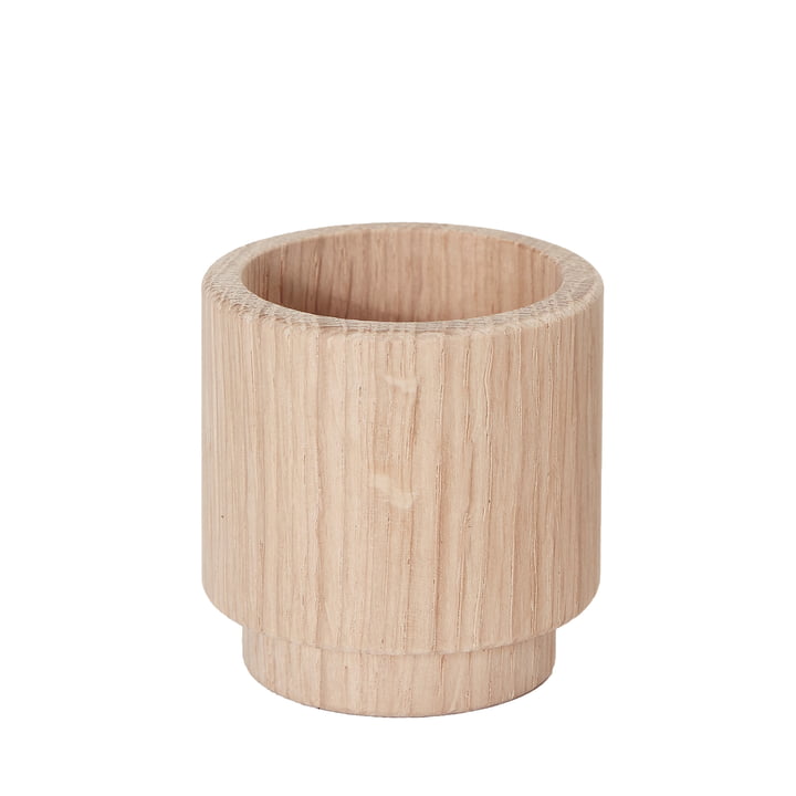 Support pour bougies chauffe-plat Create Me 5 cm d’Andersen Furniture en bois de chêne