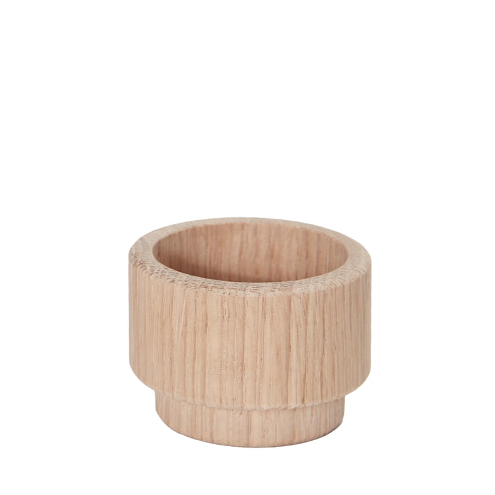 Support pour bougies chauffe-plat Create Me 3,5 cm d’Andersen Furniture en bois de chêne