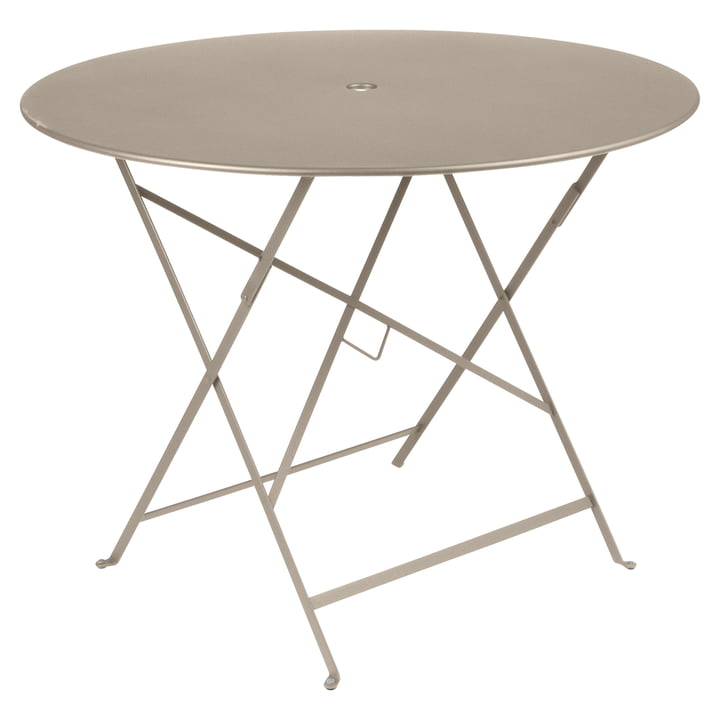 Bistro Table pliante Ø 96 cm de Fermob en muscade