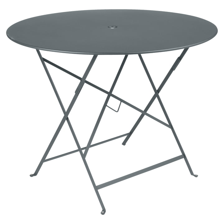 Bistro Table pliante Ø 96 cm de Fermob en gris orage