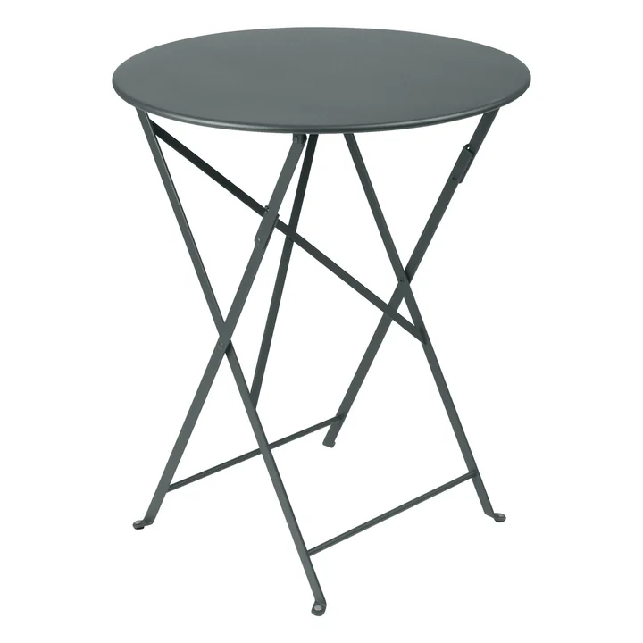 Bistro Table pliante Ø 60 cm de Fermob en gris orage