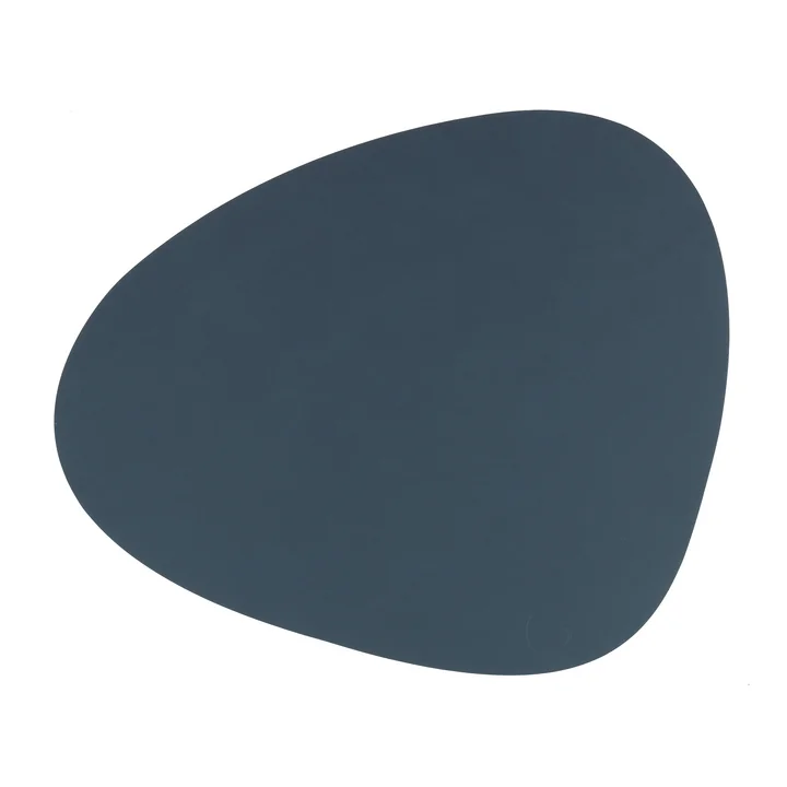 Set de table Curve L by Lind DNA en Nupo bleu foncé