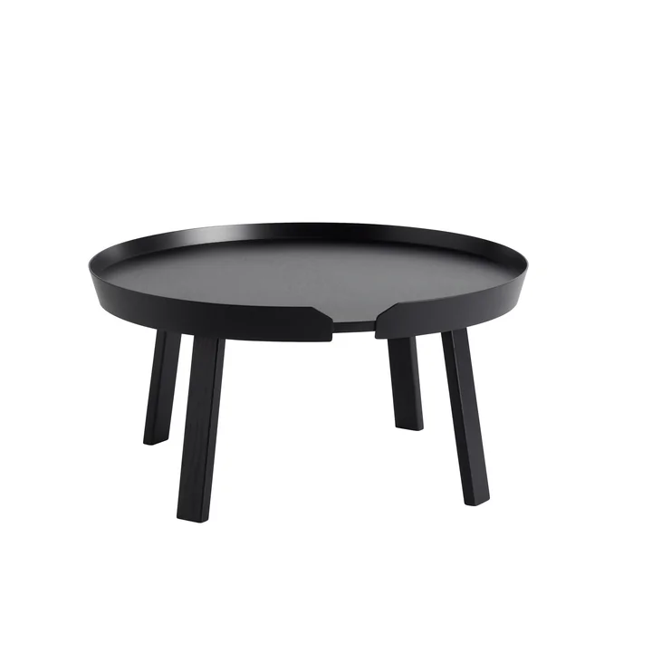 Around Table basse Ø 72 cm de Muuto en noir