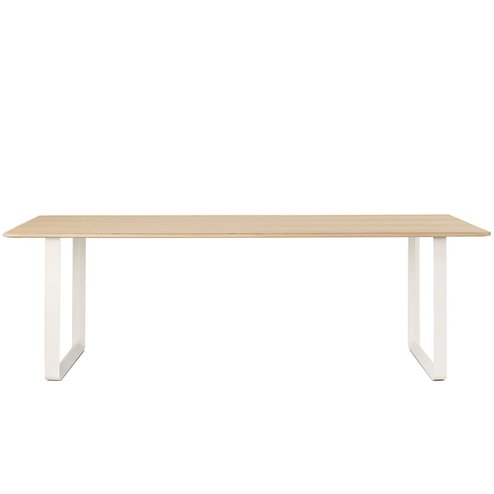 Muuto - 70/70 Dining Table 225 x 90 cm, oak / white
