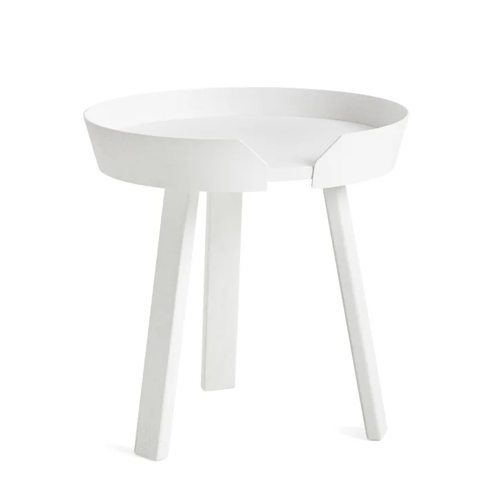 Around Petite table d'appoint de Muuto en blanc
