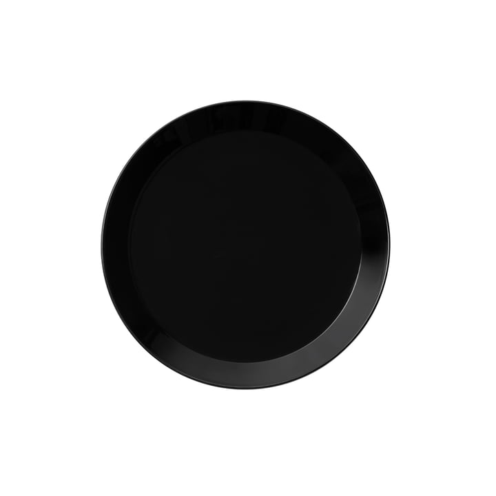 Teema Plate flat Ø 17 cm by Iittala in Black