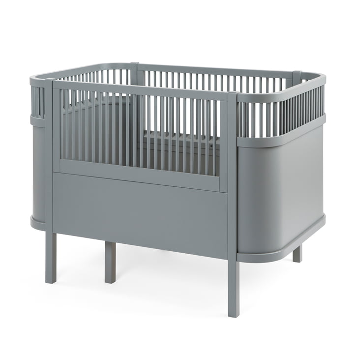 Le Sebra lit Baby & Junior en gris foncé