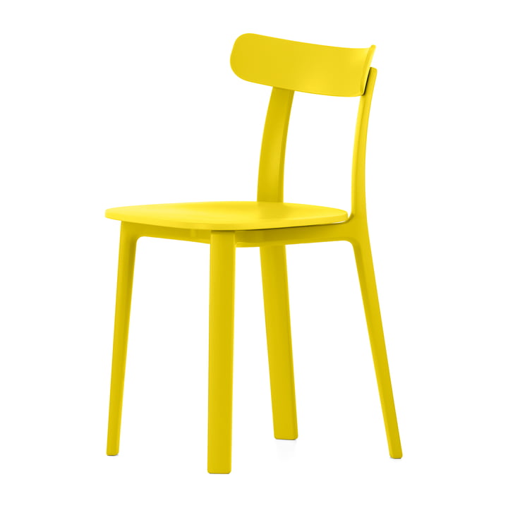 Vitra - All Plastic Chair bouton d'or