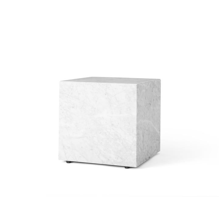 Audo Plinth Cubic Table d'appoint en blanc