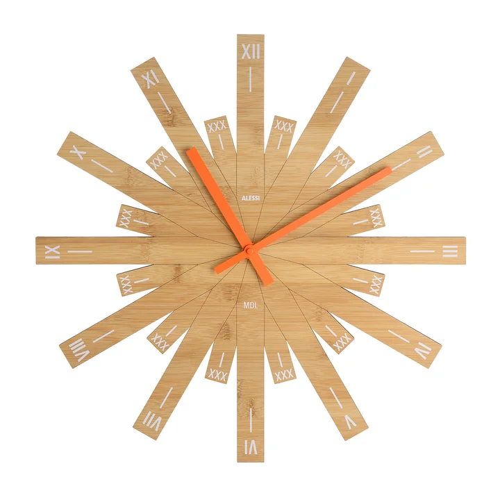 Horloge murale Raggiante par Alessi