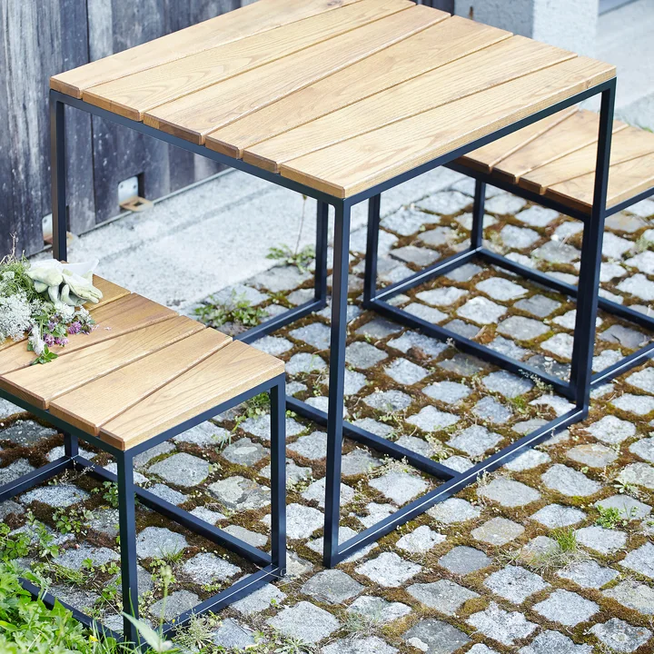 Ensemble Alois Mini table + tabourets par Jan Kurtz