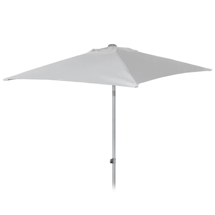 Parasol Elba carré 200 x 200 cm de Jan Kurtz en blanc