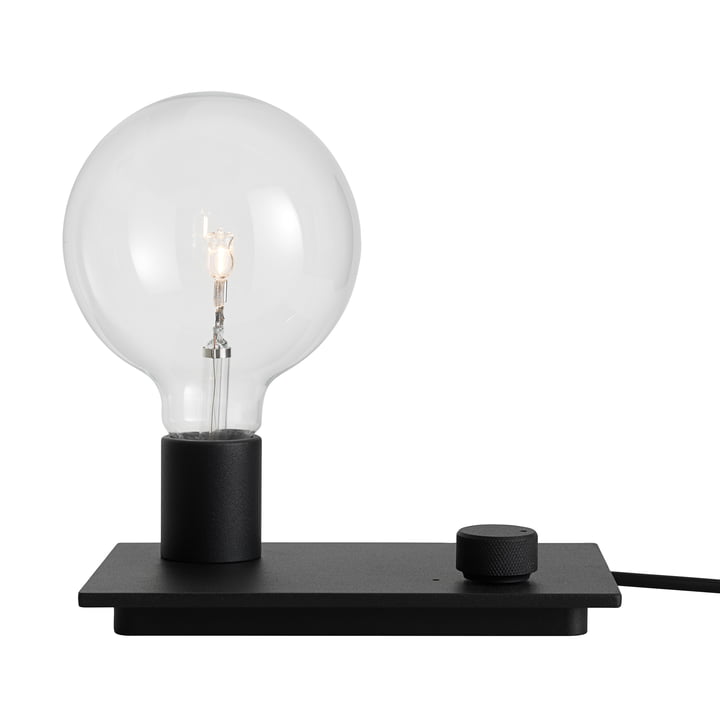 La lampe de table Control de Muuto en noir 