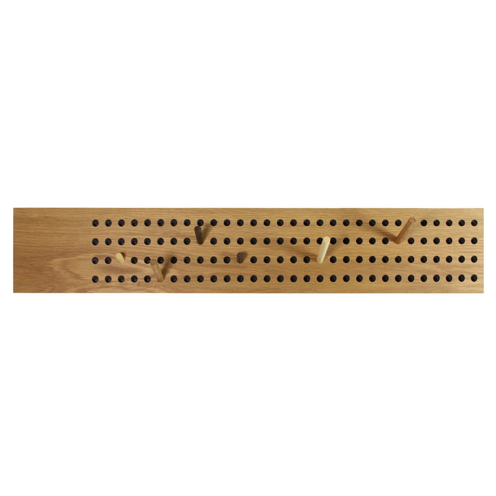 We Do Wood - Portemanteau Scoreboard horizontal en chêne naturel