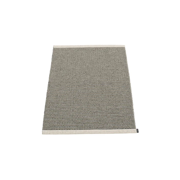 Mono Tapis, 60 x 85 cm de Pappelina en charbon de bois / gris chaud