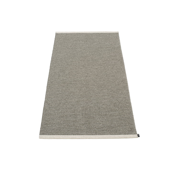 Mono tapis, 60 x 150 cm de Pappelina en charbon de bois / gris chaud