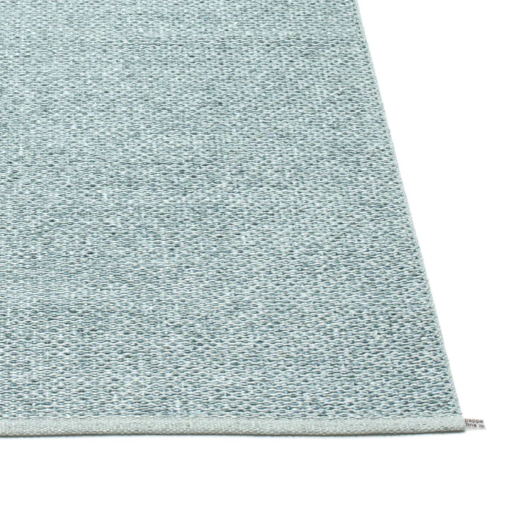 Pappelina - Svea Tapis, bleu azur métallisé / turquoise pâle