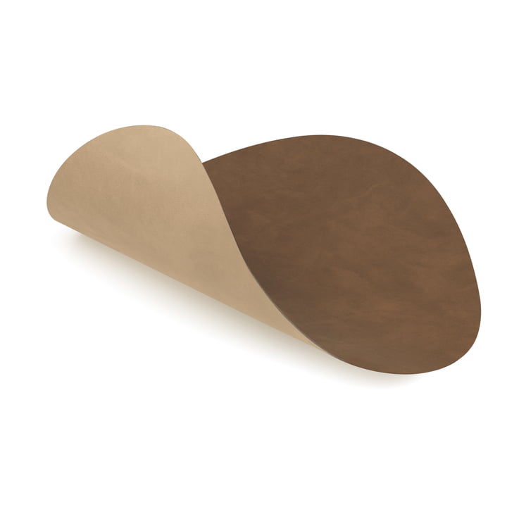 Set de table L Double de LindDNA en Cloud marron / Nupo sable