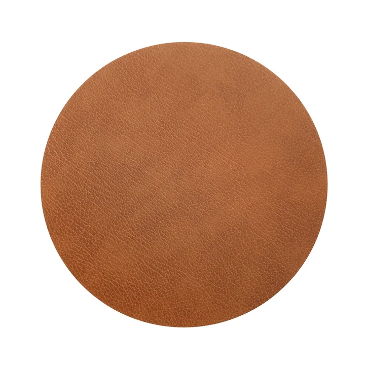 Hot Mat Circle M Tapis de table Ø 30 cm par Lind DNA en Bull Natur (3 mm)