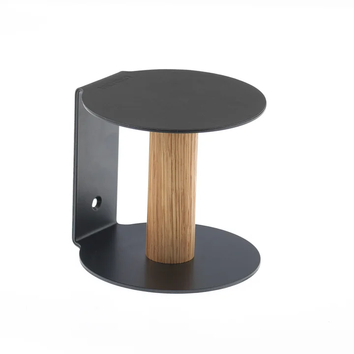 Toilettenpapierhalter par Lind DNA en Nupo Black / Steel Black