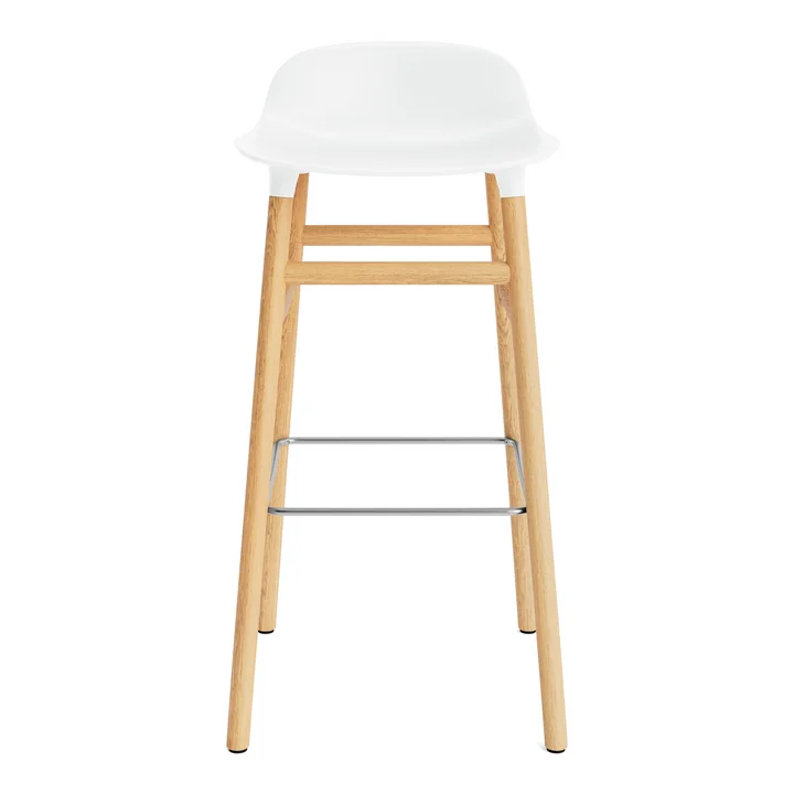 Le tabouret de bar Form 75 cm de Normann Copenhagen en chêne blanc