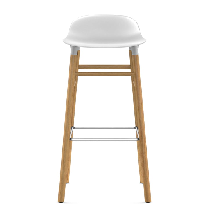 Le tabouret de bar Form 75 cm de Normann Copenhagen en chêne blanc