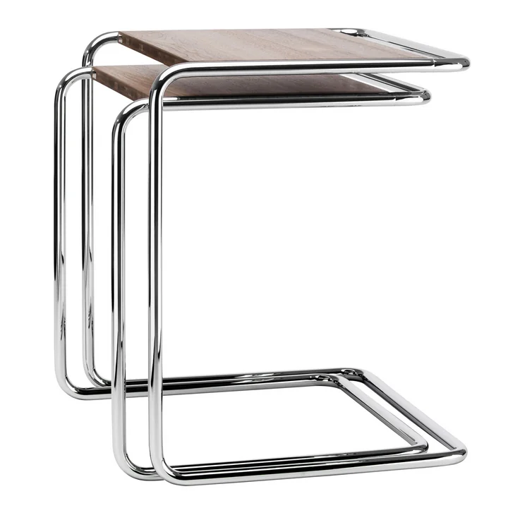 B 97 Set de table d'ensemble de Thonet en chrome / noyer huilé (Pure Materials)