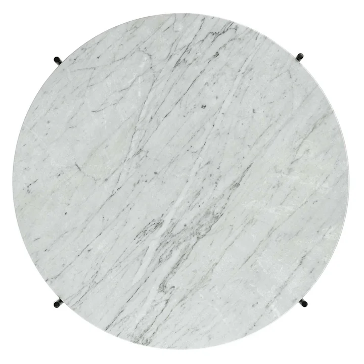 Plateau en marbre blanc de la table basse TS de Gubi