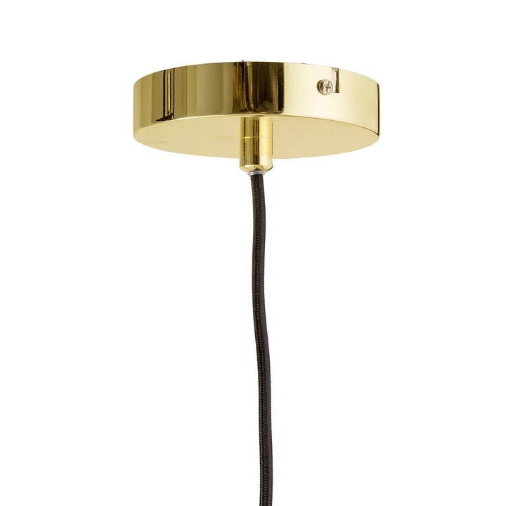La suspension lumineuse-Pot de fleurs de Bloomingville, zoom sur le support de plafond.