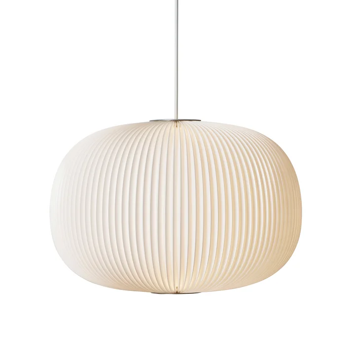 Suspension lumineuse Lamella 1 par Le Klint en blanc