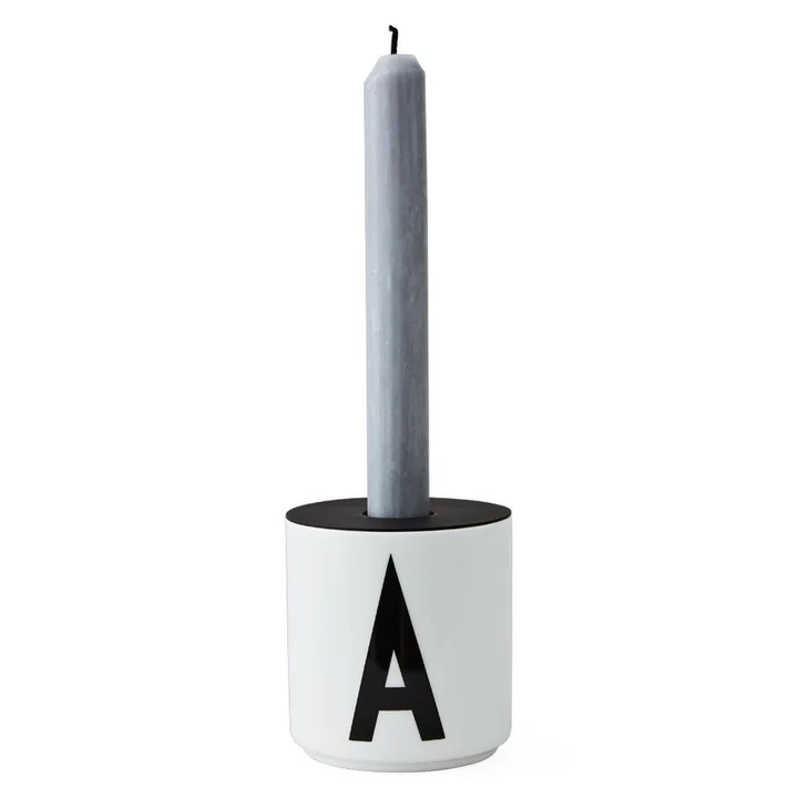 Bougeoir pour tasse en porcelaine AJ par Design Letters