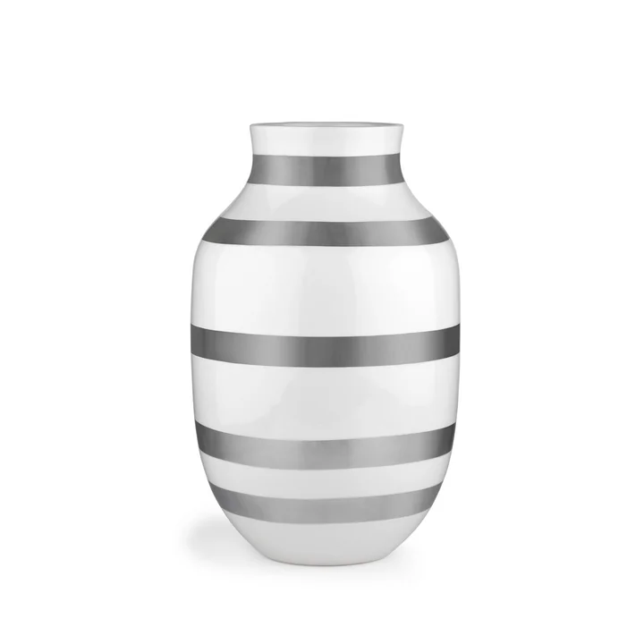 Omaggio Vase H 305 de Kähler Design en argent
