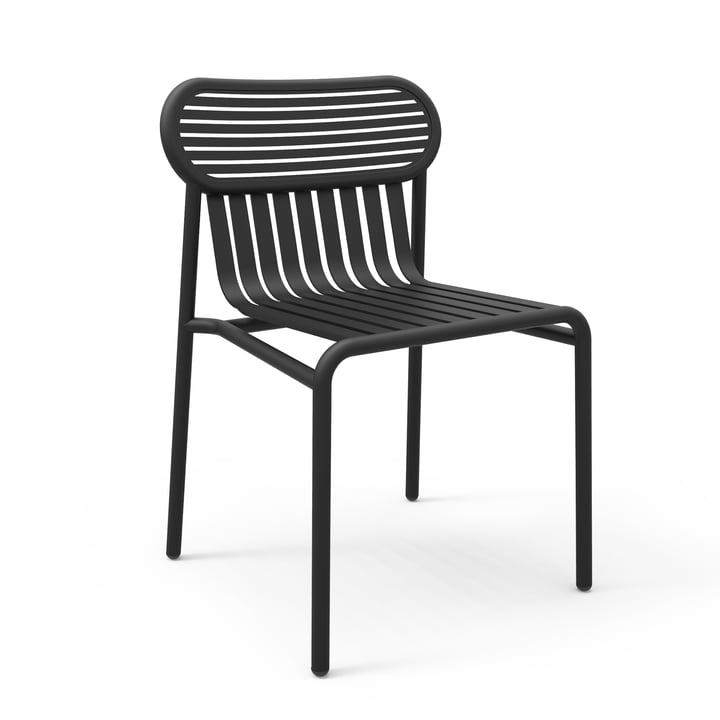La chaise Week-End de Petite Friture , noir (RAL 9005)