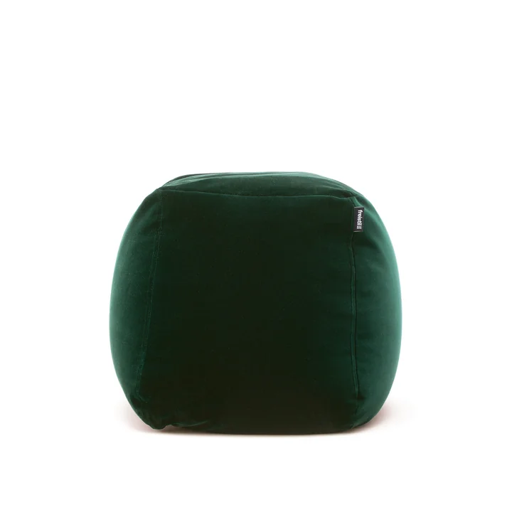Le pouf 173 de freistil, Ø 55 cm en vert sapin (6084)