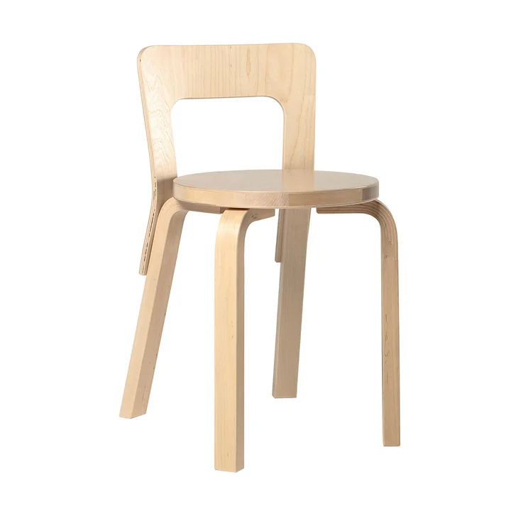 Chaise 65 par Artek, placage de bouleau