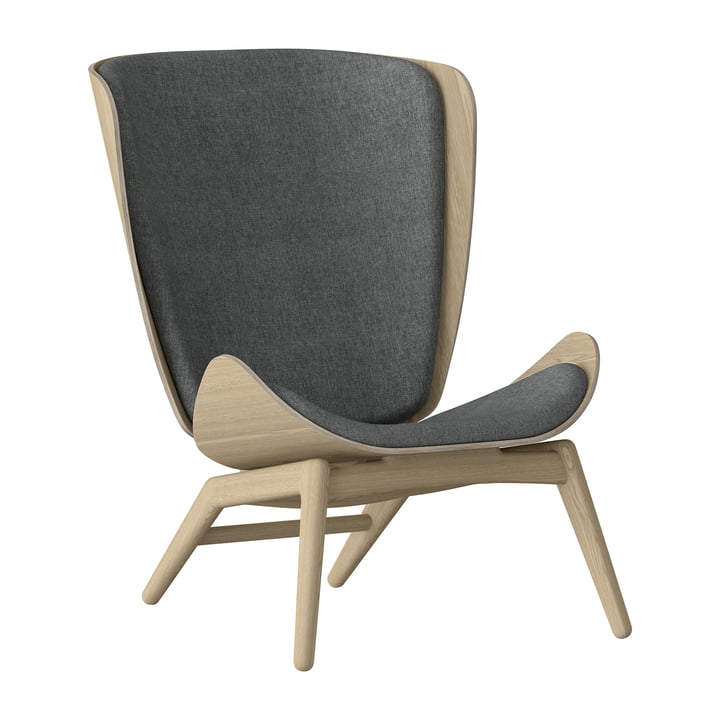 Le fauteuil The Reader de Umage en chêne naturel / gris ardoise