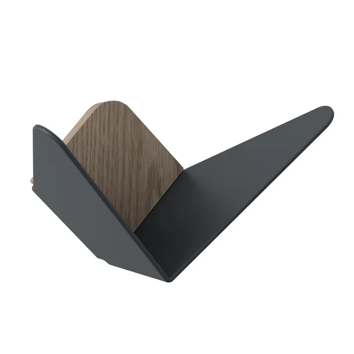 Crochet papillon médium Umage en gris anthracite