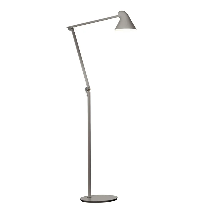 Le Louis Poulsen - Lampadaire à LED NJP en aluminium gris clair