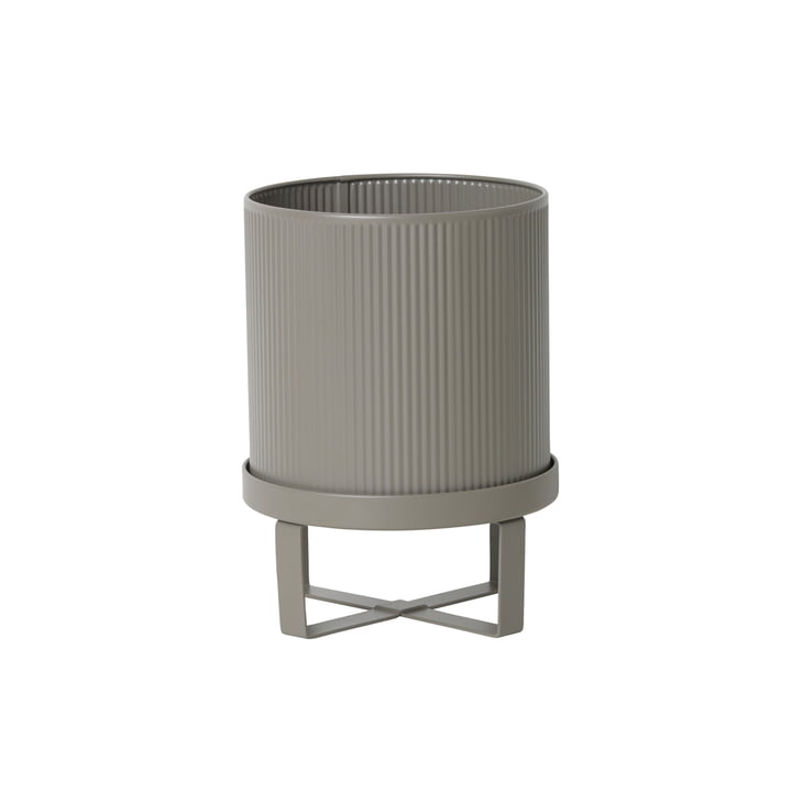 Cache-pot Bau, Ø 18 x H 24 cm de ferm Living en gris chaud