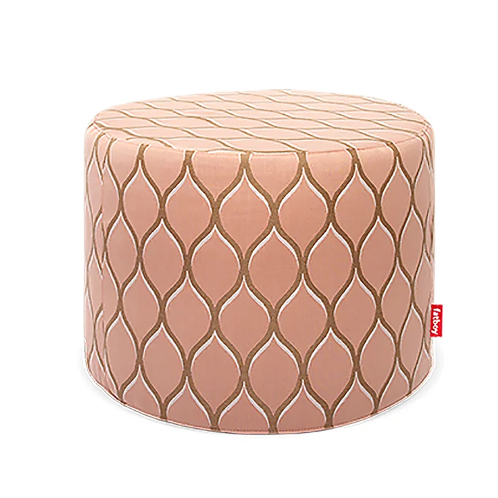 Pouf Rondeju Ø 61 x H 47,5 cm par Fatboy, couleur camée.