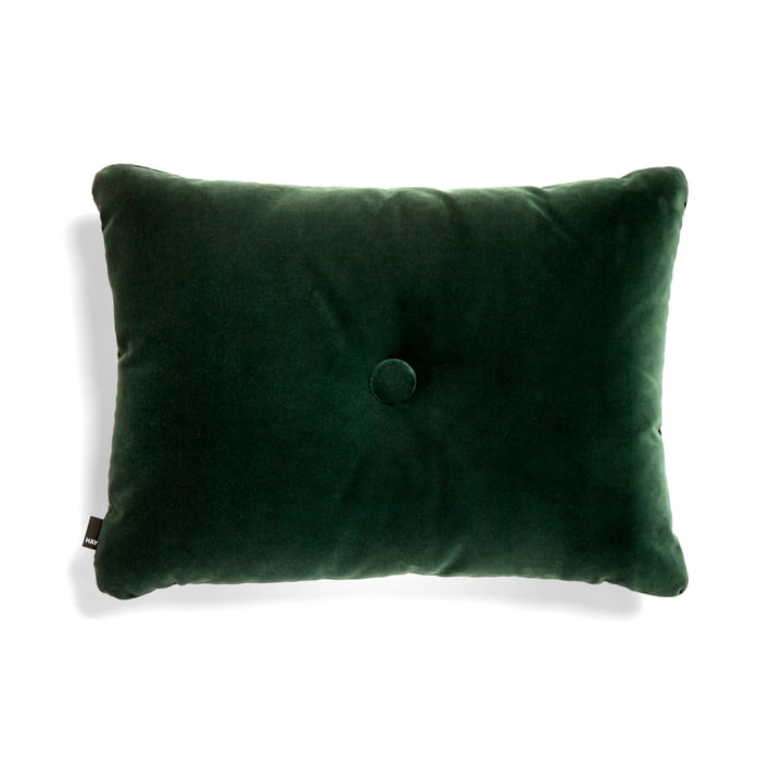 Le coussin Dot Soft de Hay, 45 x 60 cm, vert foncé