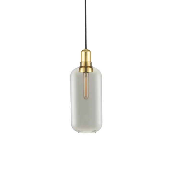 Le site Normann Copenhagen - Amp Suspension large, smoke / laiton