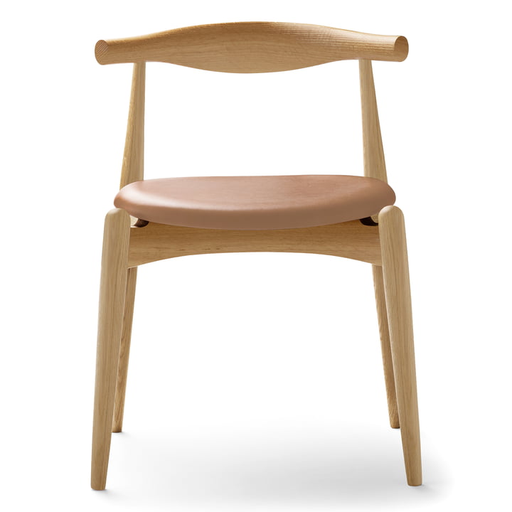 Carl Hansen - CH20 Elbow Chair, chêne savonné / cuir Thor 325