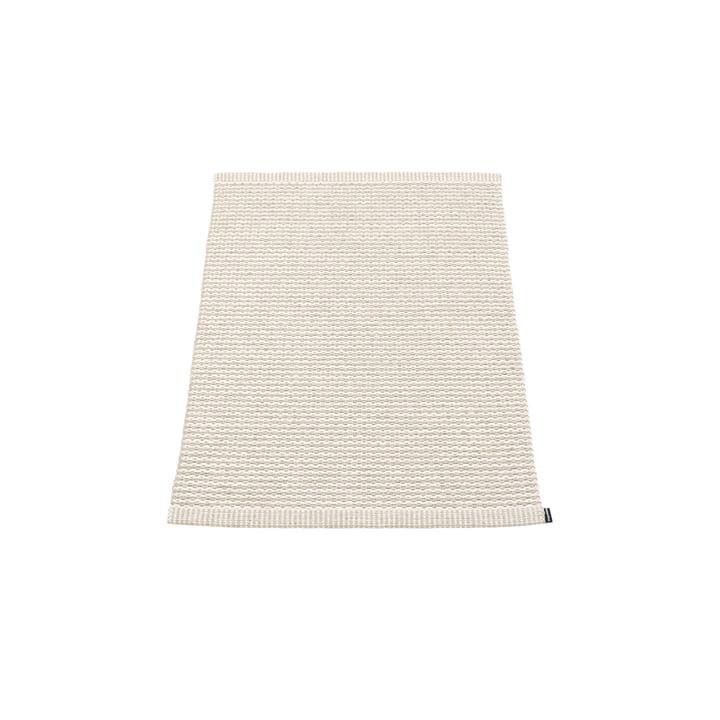 Mono tapis 60 x 85 cm de Pappelina dans Lin / Vanille