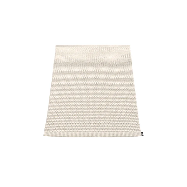 Mono tapis 60 x 85 cm de Pappelina dans Lin / Vanille