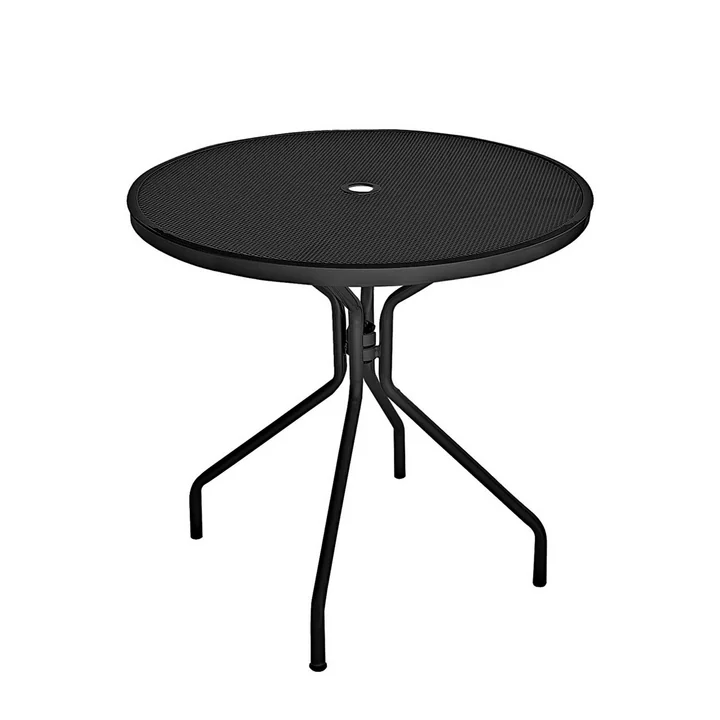 Table cambi Ø 80 cm de l'émeu en noir