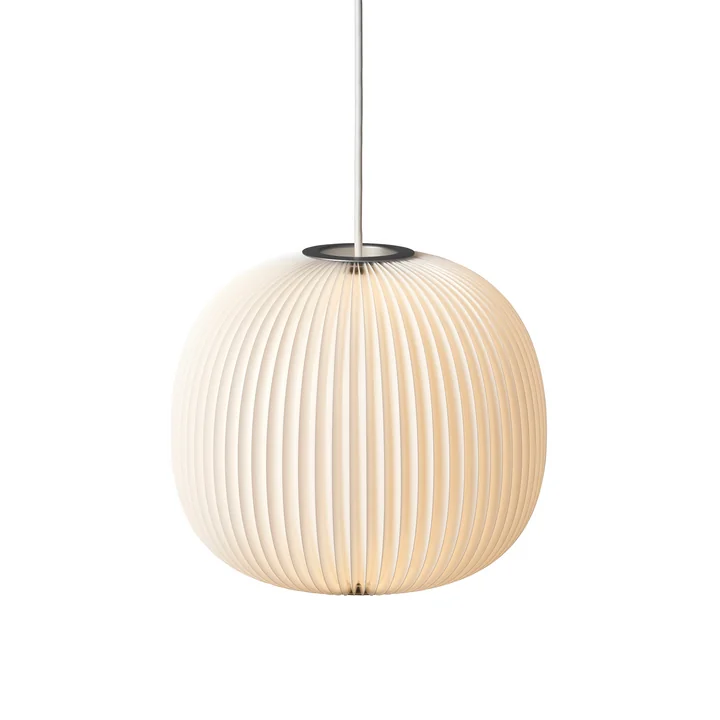 Le Klint - Lamella 3 suspension lumineuse, argenté/blanc